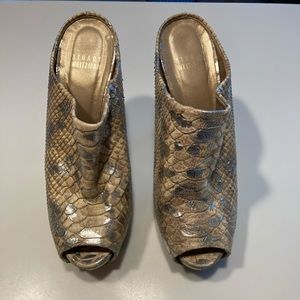 Stuart Weitzman Snakeskin Heels